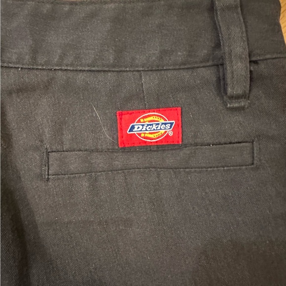 Vintage 90s–Y2K Dickies 875 Original Fit Cropped Work Pants | 30x22 | Black - Picture 3 of 5